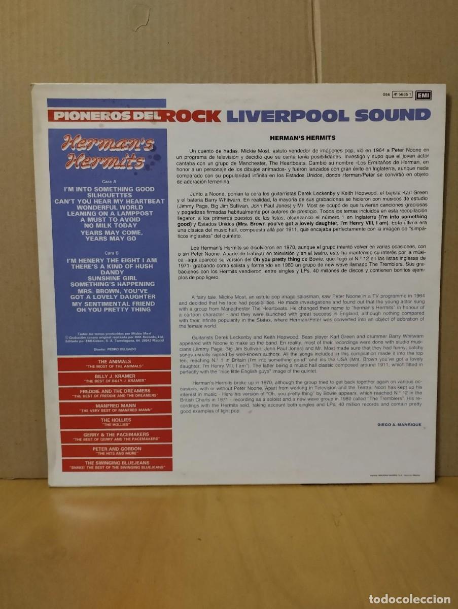 Discos de vinilo: HERMAN&acute;S HERMITS ---- PIONEROS DEL ROCK - Foto 2