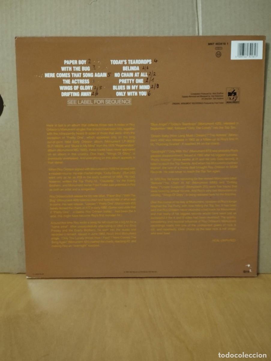 Discos de vinilo: ROY ORBISON --- RARE ORBISON - Foto 2