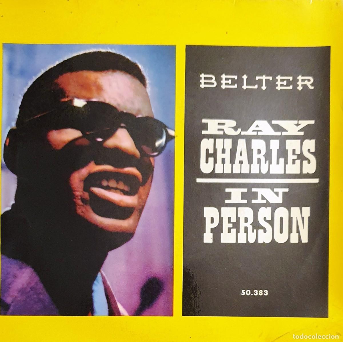 Discos de vinilo: DISCO SINGLES RAY CHARLES. IN PERSON. - Foto 1