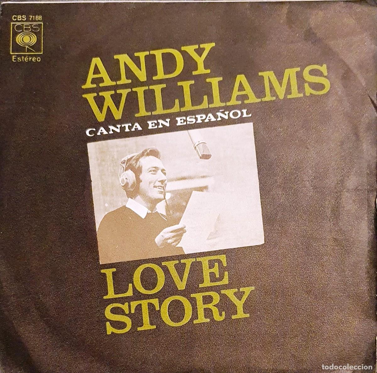 Discos de vinilo: DISCO SINGLES ANDY WILLIAMS. LOVE STORY. - Foto 1