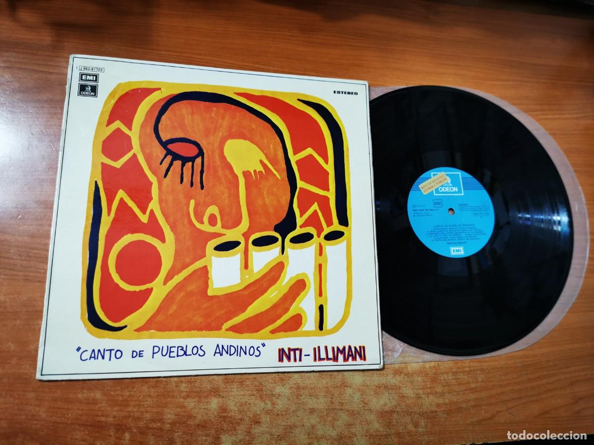 Discos de vinilo: INTI-ILLIMANI Canto de pueblos andinos Vol. 1 LP VINILO PROMO DEL A&Ntilde;O 1977 CONTIENE 12 TEMAS