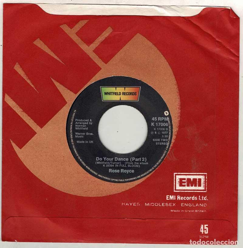 Discos de vinilo: Rose Royce - Do Your Dance. Single - Foto 2