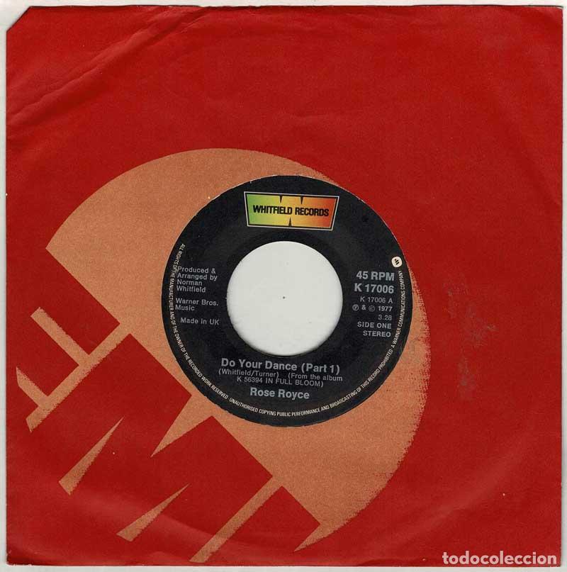 Discos de vinilo: Rose Royce - Do Your Dance. Single - Foto 1
