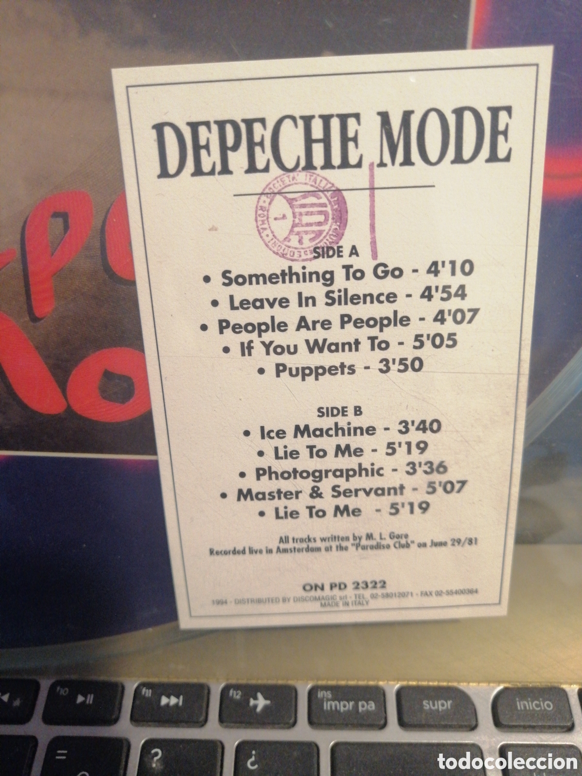 Discos de vinilo: Depeche Mode - Paradiso Club Amsterdam 81 - Foto 3
