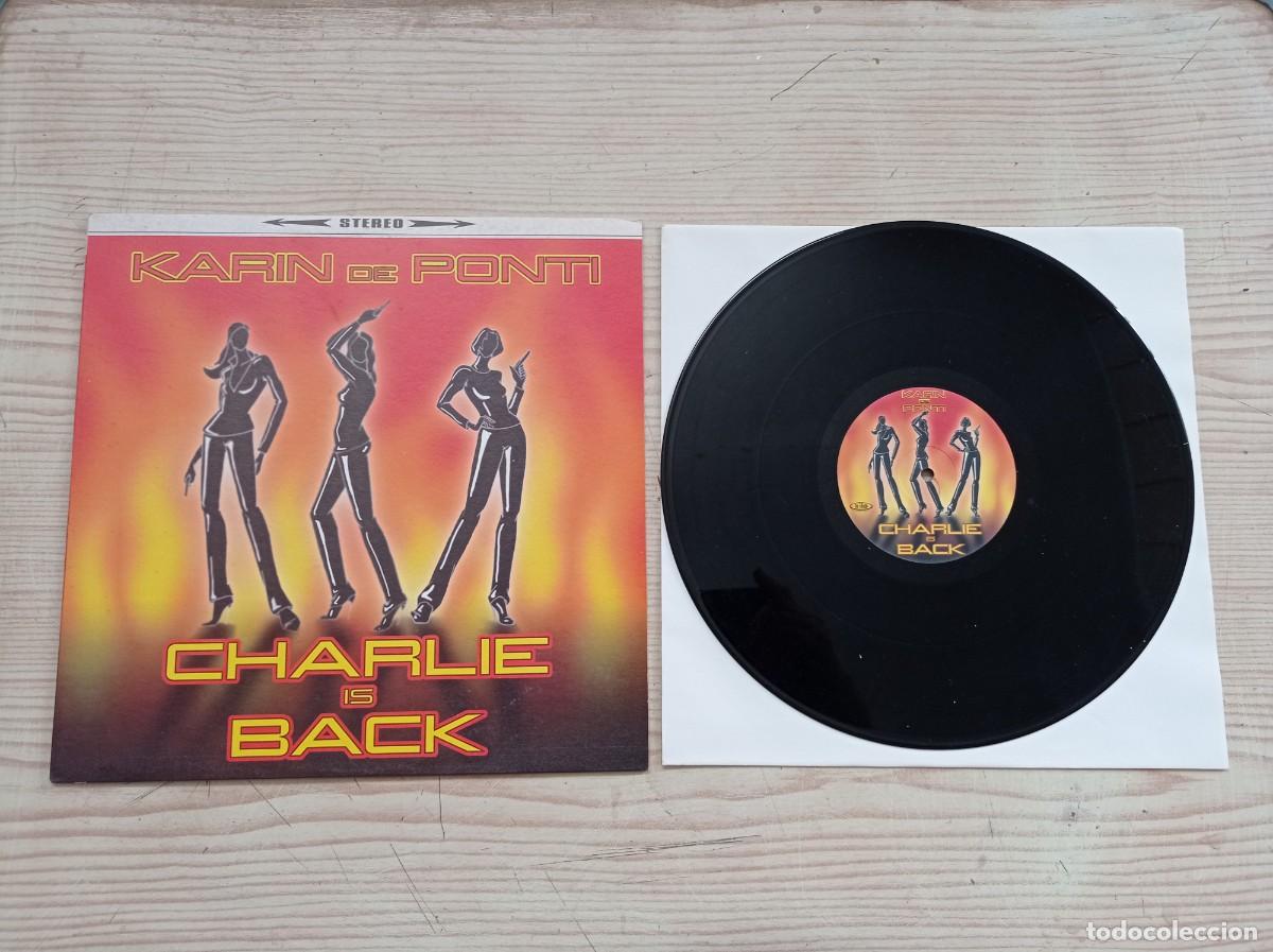 Discos de vinilo: Karin De Ponti - Charlie Is Back - Maxi Single - Foto 1