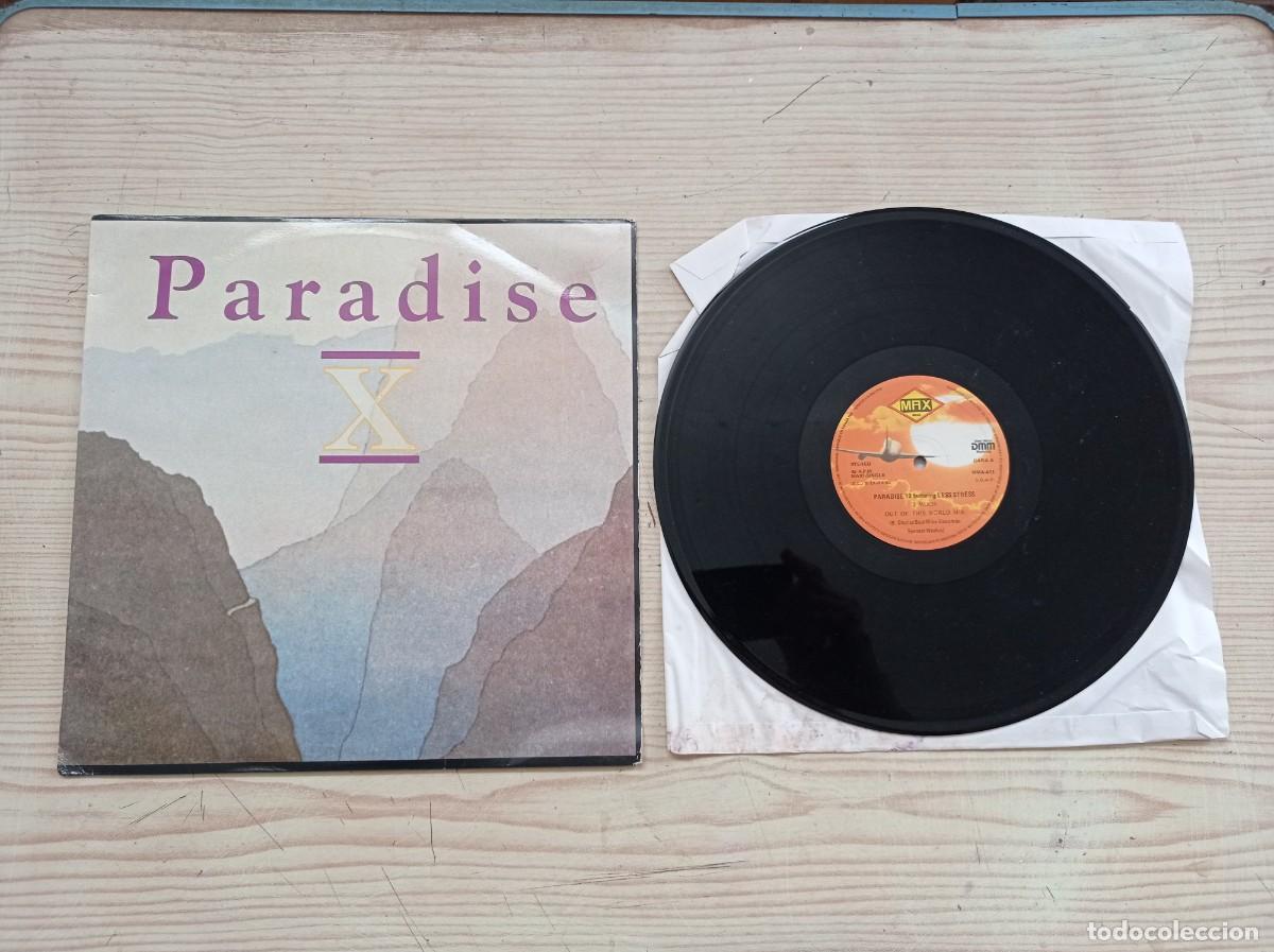 Discos de vinilo: Paradise X Featuring Less Stress - 2 Much - Remixes - Maxi Single - Foto 1