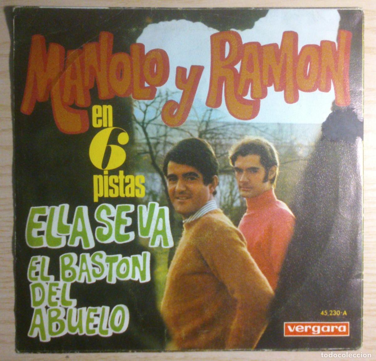 Discos de vinilo: MANOLO Y RAMON ELLA SE VA - Foto 2