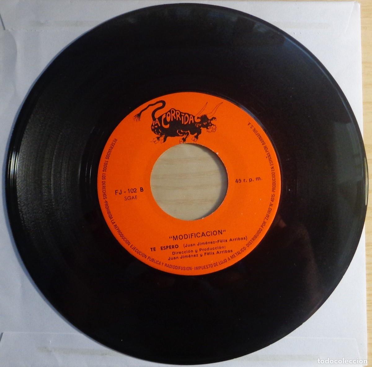 Discos de vinilo: MODIFICACION TE ESPERO - Foto 4