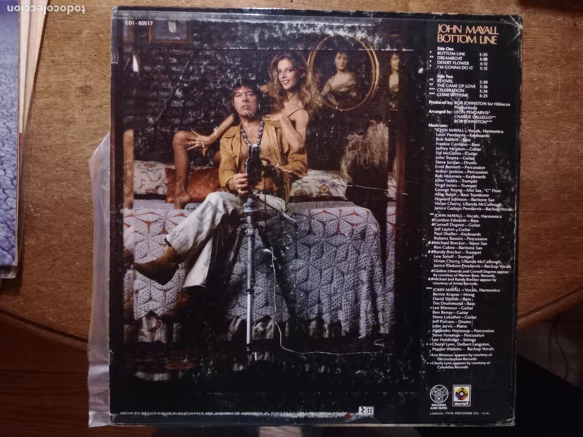 Discos de vinilo: John Mayall - bottom line - Foto 3