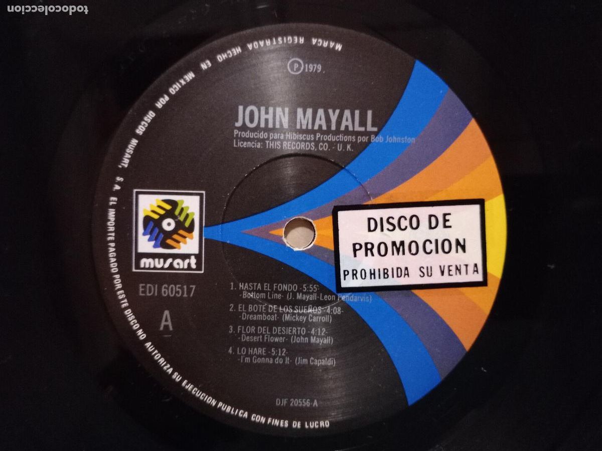 Discos de vinilo: John Mayall - bottom line - Foto 4