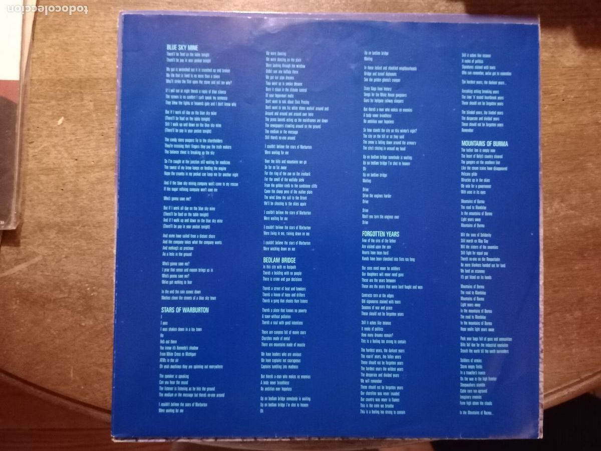 Discos de vinilo: Midnight Oil - blue sky mining - Foto 3