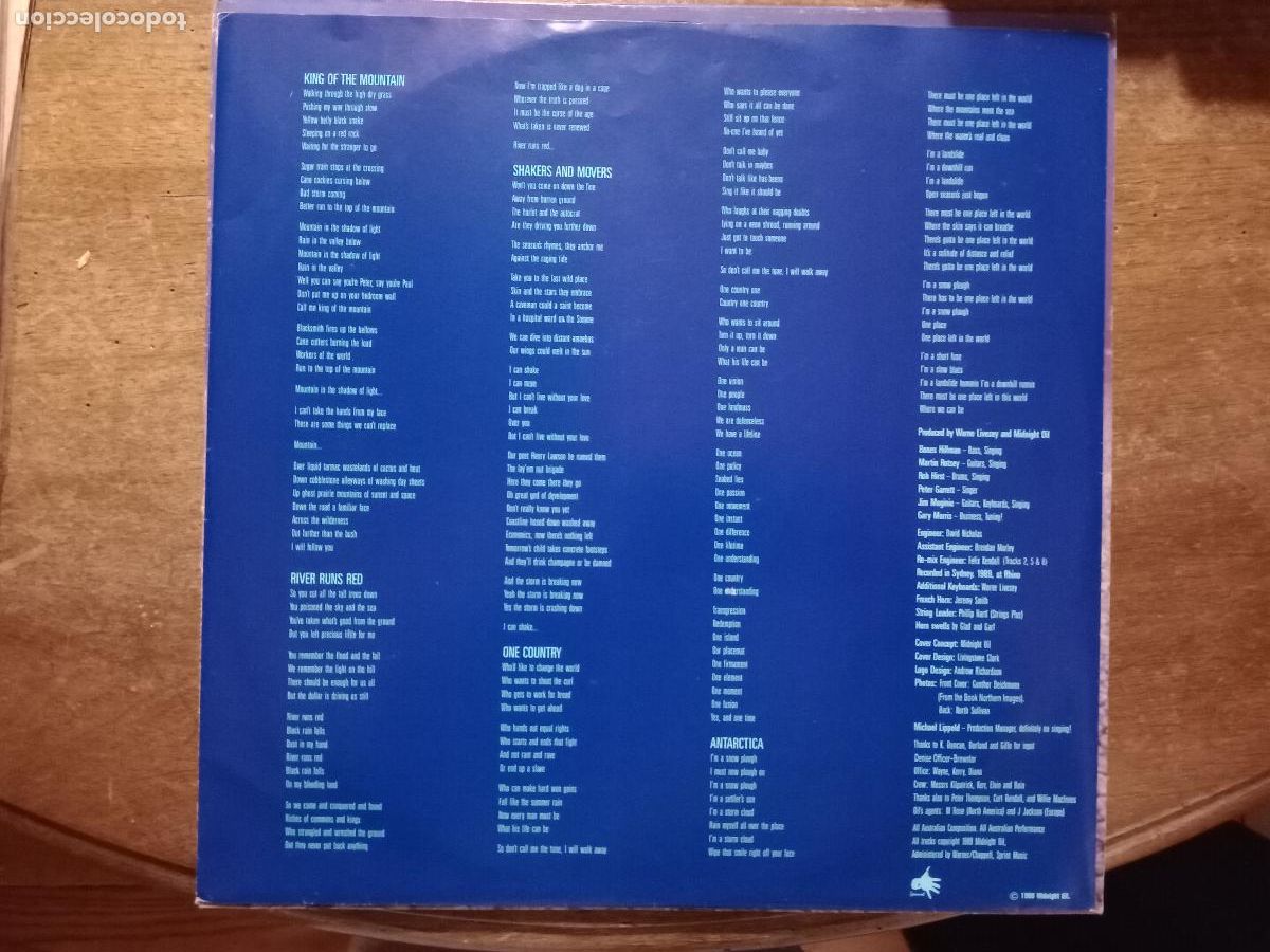 Discos de vinilo: Midnight Oil - blue sky mining - Foto 4