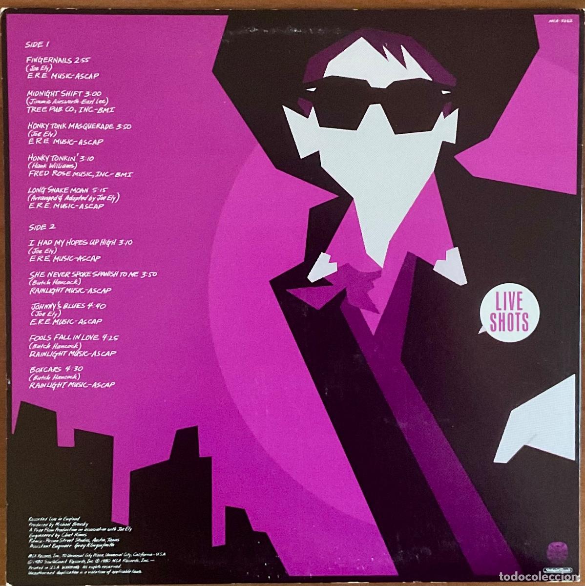 Discos de vinilo: JOE ELY BAND, THE - LIVE SHOTS - Foto 2