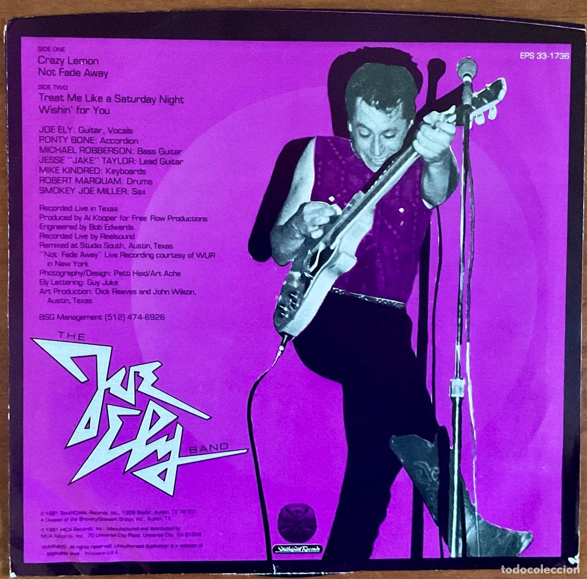 Discos de vinilo: JOE ELY BAND, THE - LIVE SHOTS - Foto 4