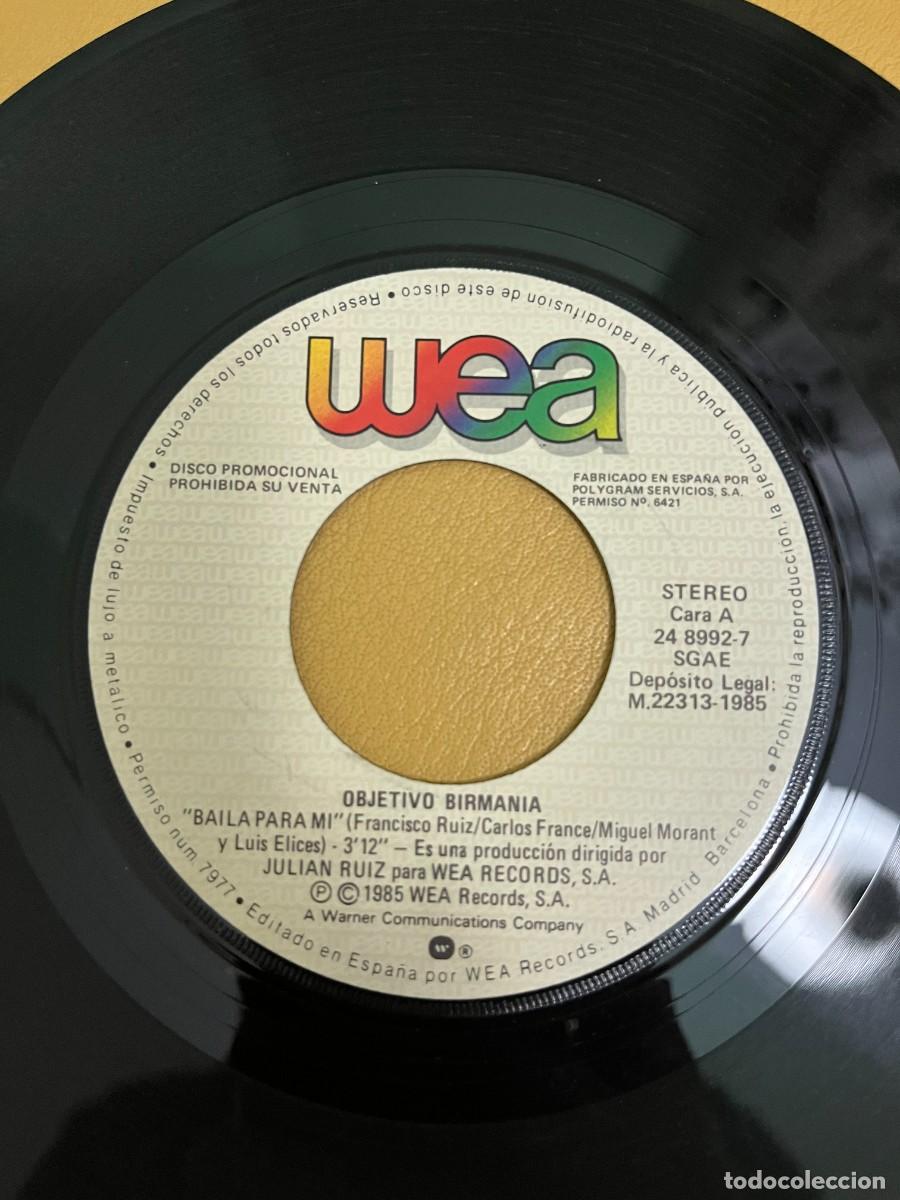 Discos de vinilo: Objetivo Birmania &lrm;&ndash; Baila Para Mi - Foto 3