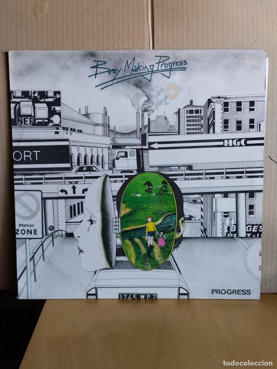 Discos de vinilo: PROGRESS ---- BUSY MAKING PROGRESS - Foto 1