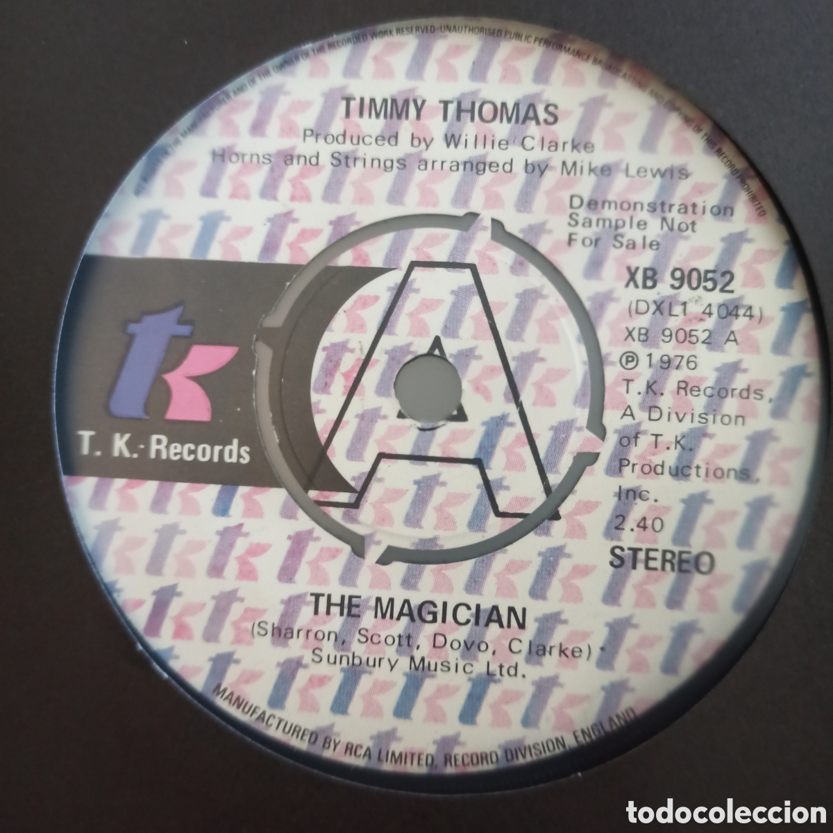 Discos de vinilo: Timmy Thomas &ndash; The Magician (Promo) - Foto 1