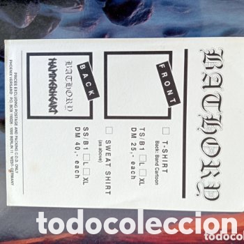Discos de vinilo: Bathory - Hammerheart / LP Vinilo Original 1990 - Foto 8
