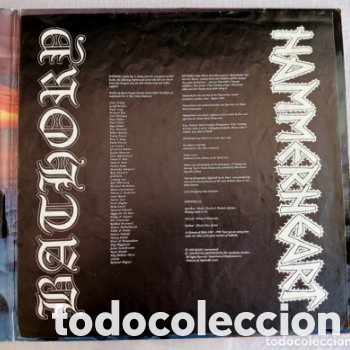 Discos de vinilo: Bathory - Hammerheart / LP Vinilo Original 1990 - Foto 9