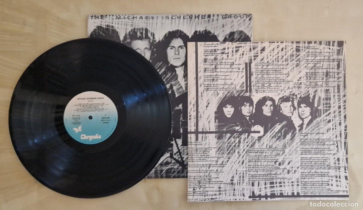 Discos de vinilo: THE MICHAEL SCHENKER GROUP LP 1981 (CHRYSALIS) ESPA&Ntilde;A - Foto 3