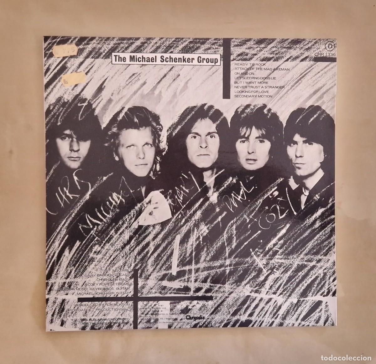 Discos de vinilo: THE MICHAEL SCHENKER GROUP LP 1981 (CHRYSALIS) ESPA&Ntilde;A - Foto 4