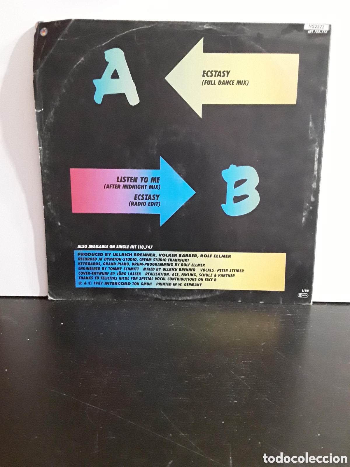 Discos de vinilo: System X &lrm;&ndash; Ecstasy - Foto 2