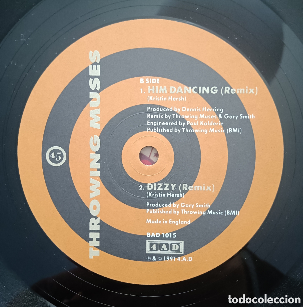 Discos de vinilo: Throwing Muses, 1990 y 1991 - Not too soon y Counting backwards - Foto 3