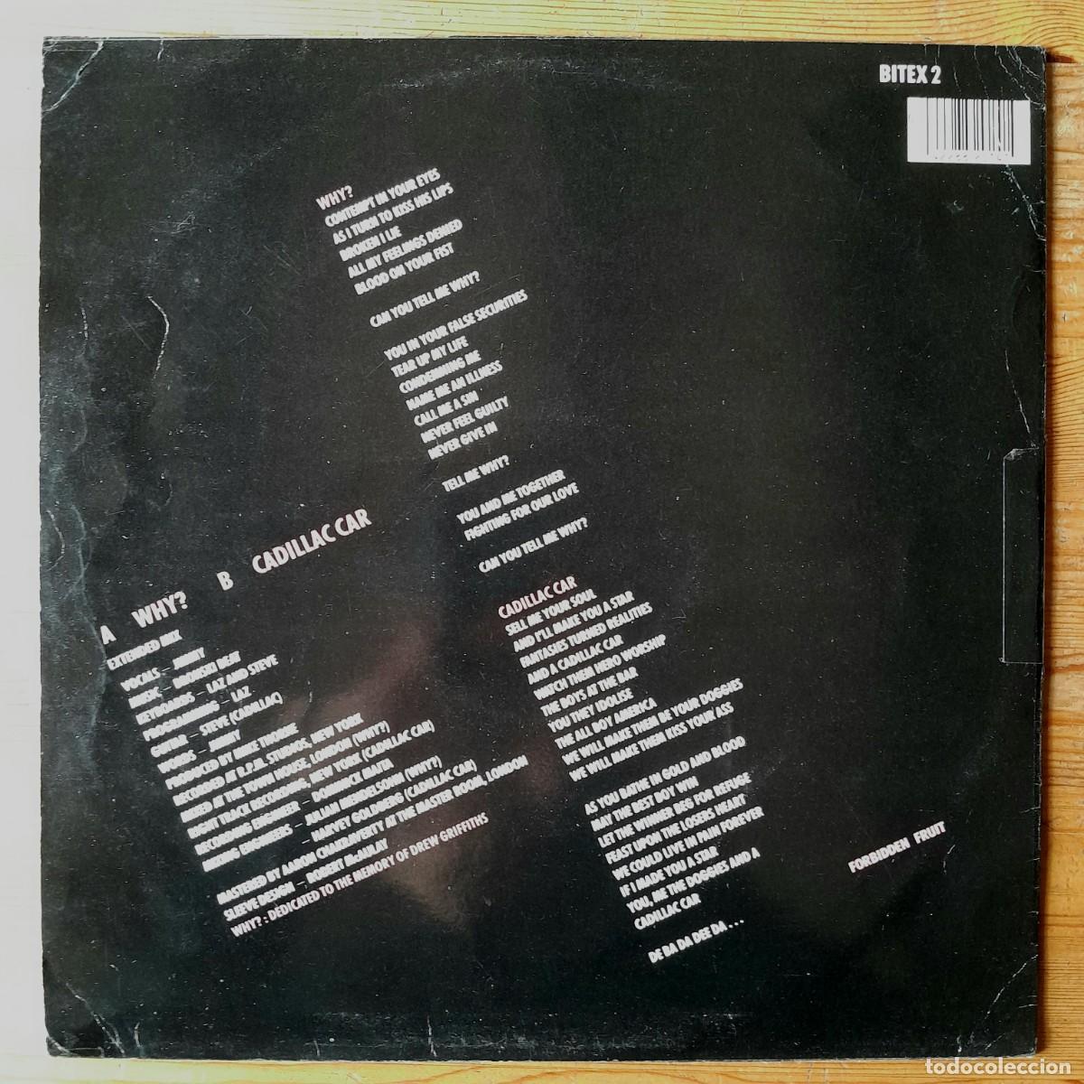 Discos de vinilo: BRONSKI BEAT : WHY? [FORBIDEN FRUIT - UK 1984] 12&rdquo; - Foto 2