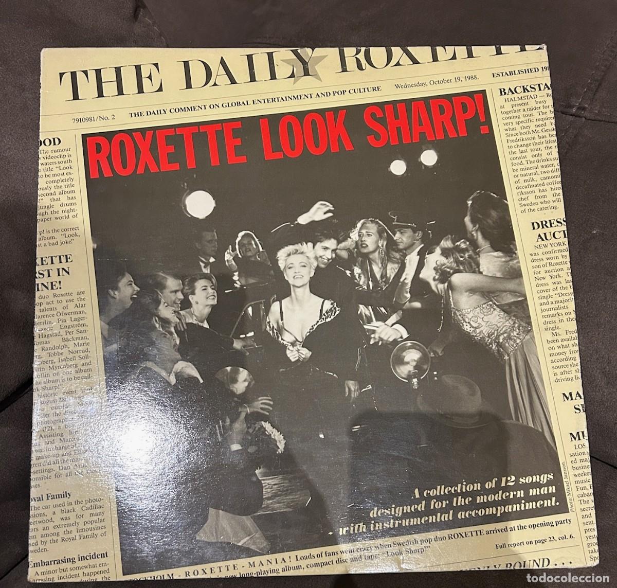 Discos de vinilo: Roxette &lrm;&ndash; Look Sharp!. DISCO VINILO. Estado. Vg + / Vg +. 1988 - Foto 1