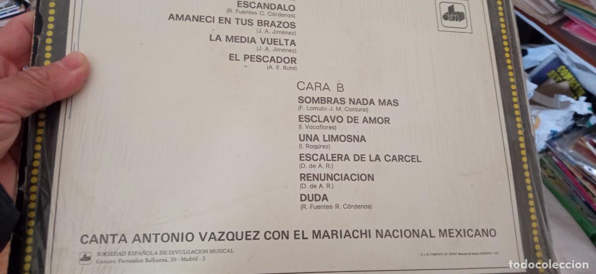 Discos de vinilo: JAVIER SOLIS EXITOS DISCO DE VINILO LP DIVULGACION MUSICAL1973 - Foto 3