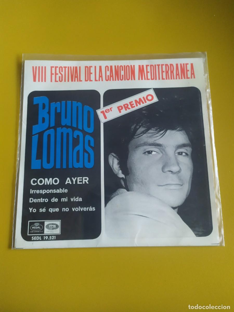 Discos de vinilo: Bruno Lomas - Como ayer - Foto 1