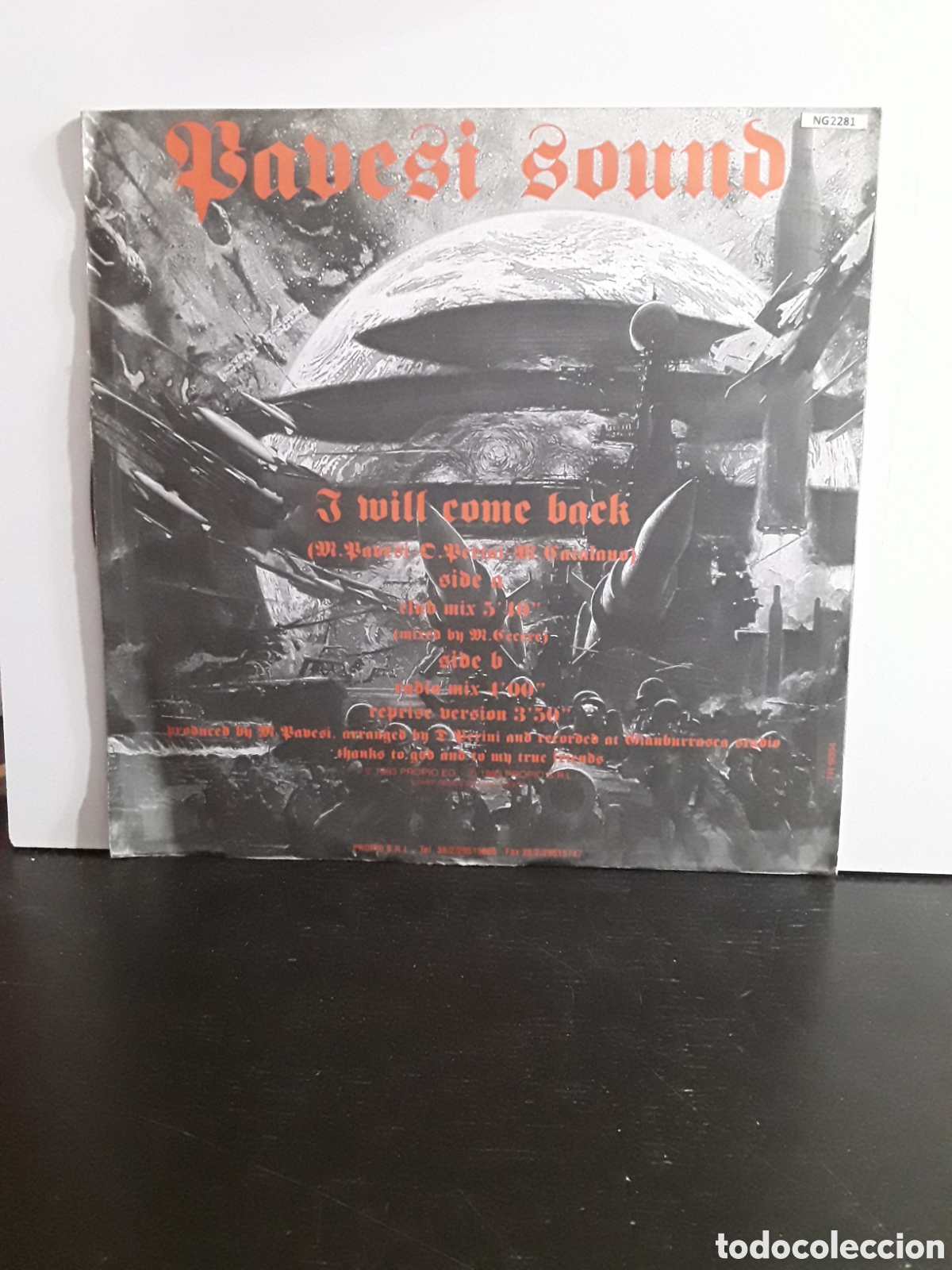 Discos de vinilo: Pavesi Sound &lrm;&ndash; I Will Come Back - Foto 2