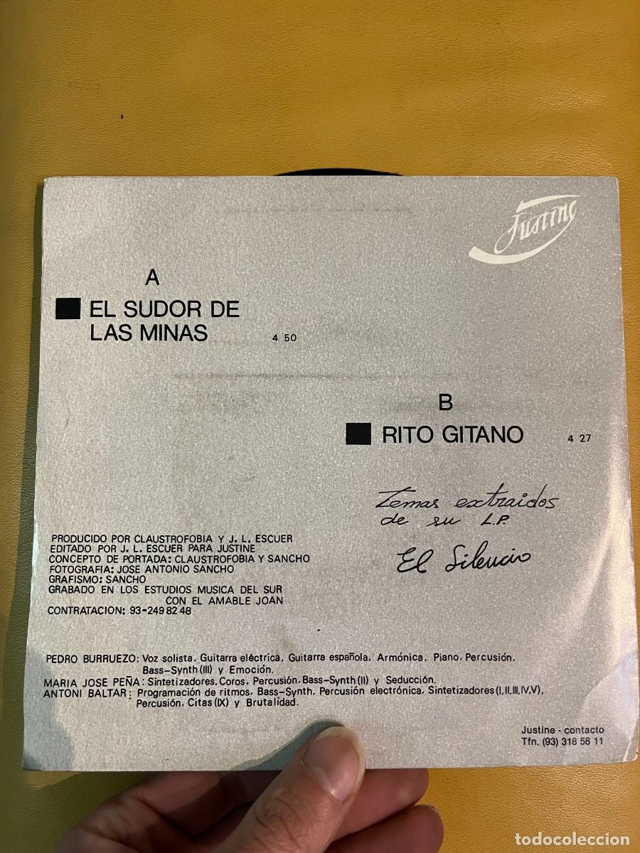 Discos de vinilo: Claustrofobia &lrm;&ndash; El Sudor De Las Minas - Foto 2