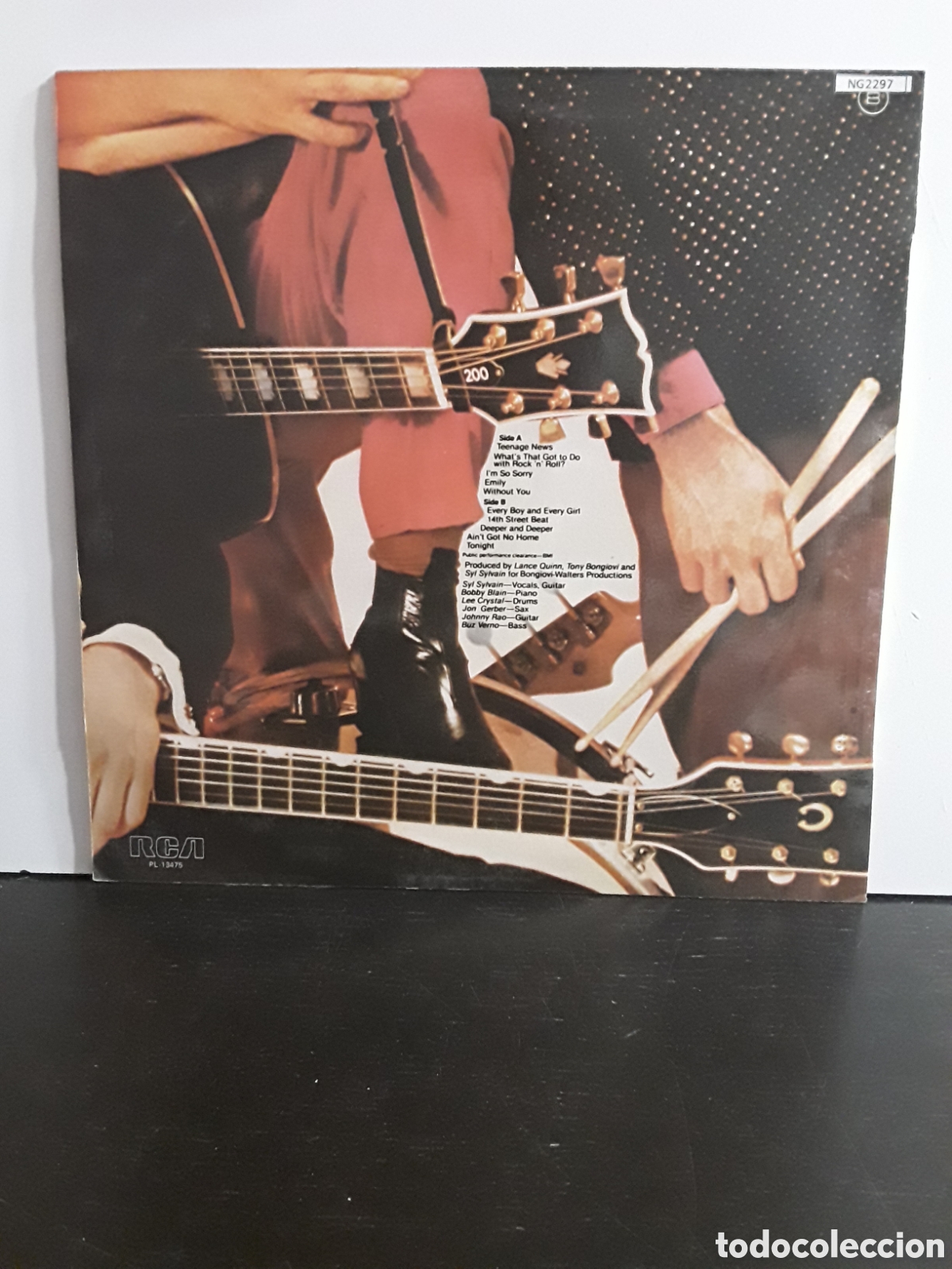 Discos de vinilo: Sylvain Sylvain &lrm;&ndash; Sylvain Sylvain - Foto 2