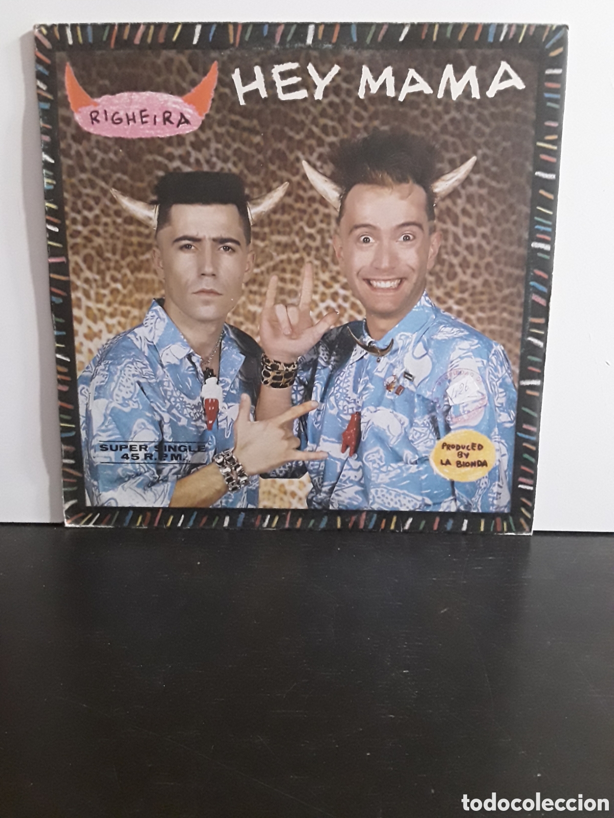 Discos de vinilo: Righeira &lrm;&ndash; Hey Mama - Foto 1
