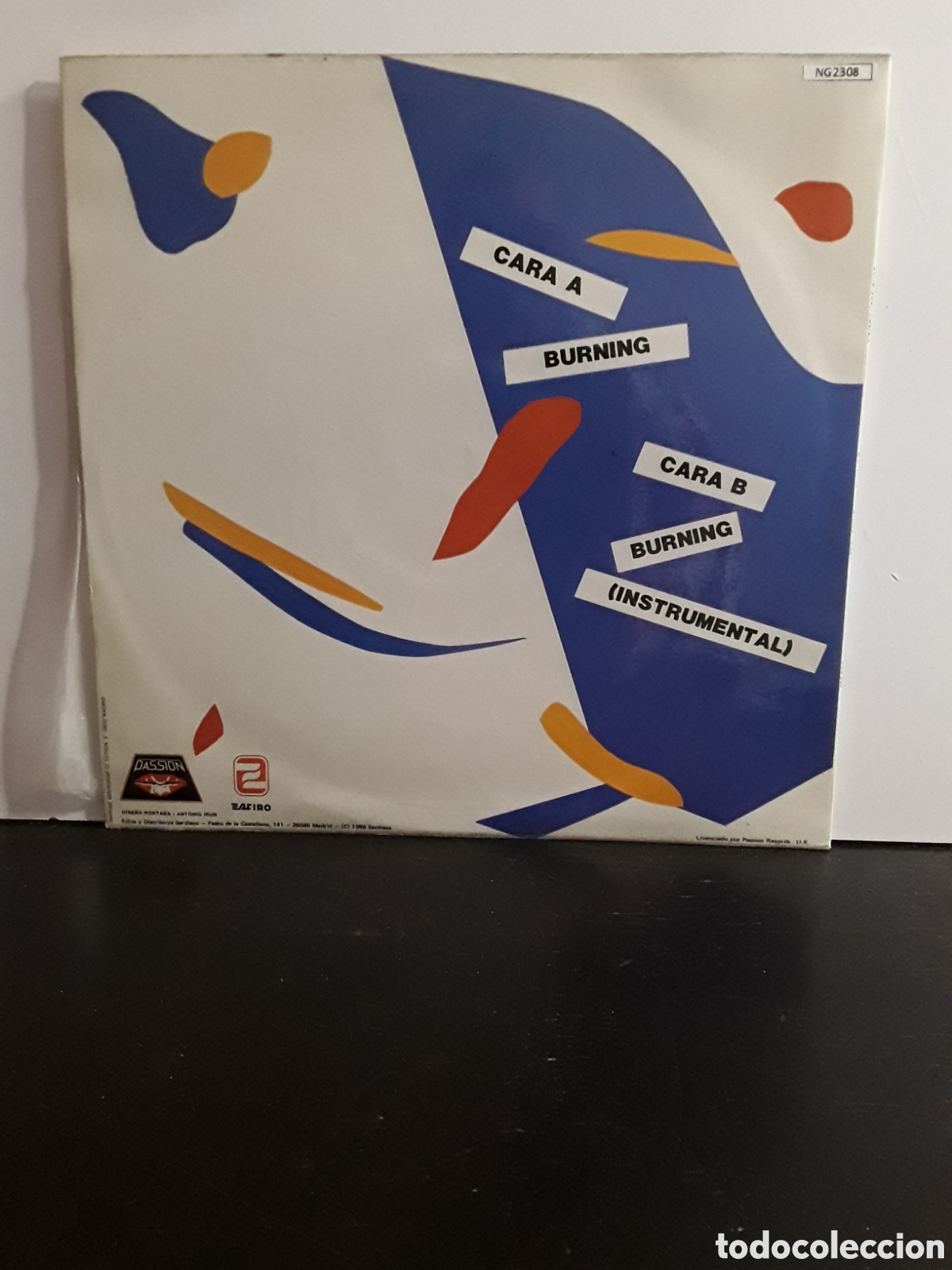 Discos de vinilo: Sapphire Featuring Kelly &lrm;&ndash; Burning - Foto 2