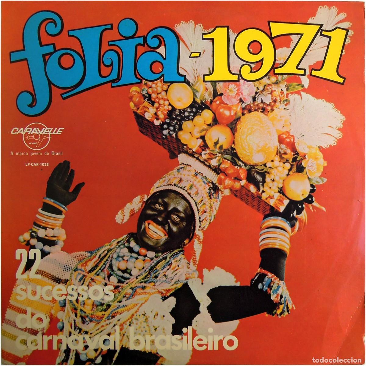 Disques de vinyle: Orquestra De Pereira Dos Santos E C&ocirc;ro De Joab - Folia 1971 - LP Brazil - Caravelle LP-CAR-1025
