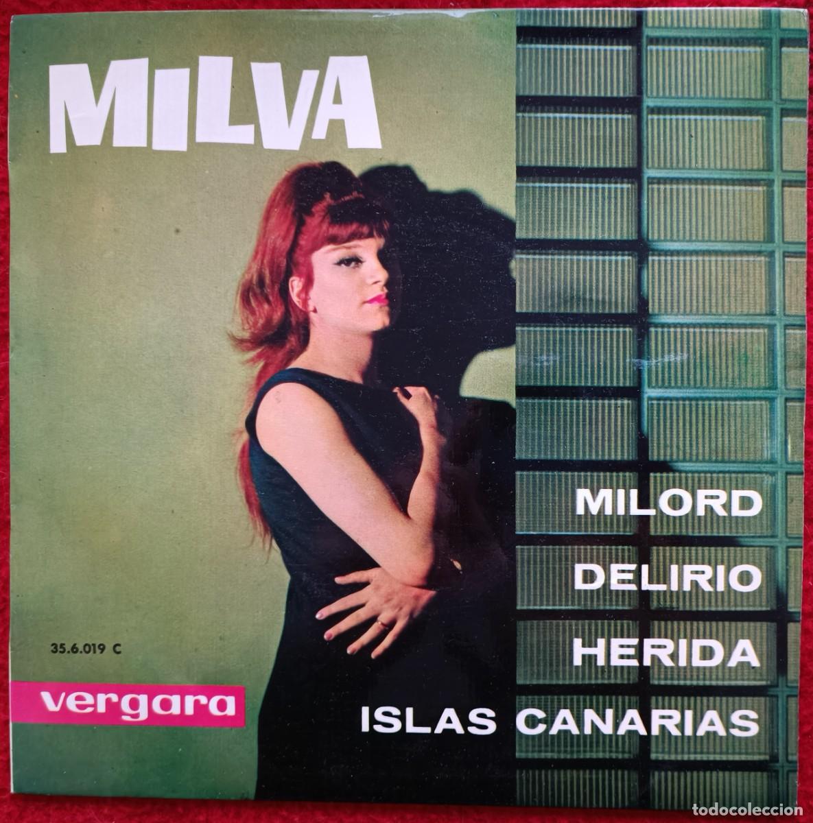 Discos de vinilo: MILVA - MILORD 7&rdquo; EP 1964 POP - Foto 1