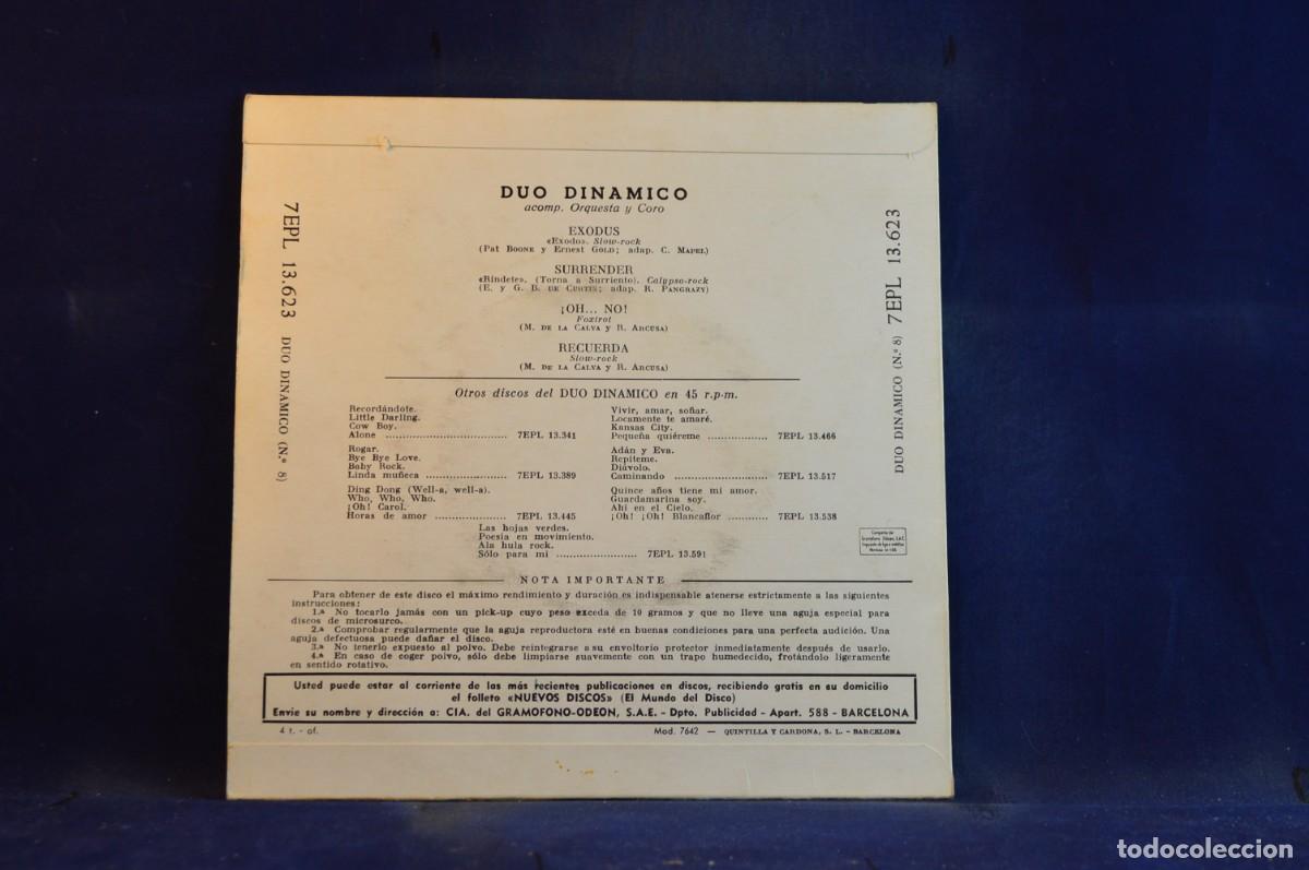 Discos de vinilo: DUO DINAMICO - EXODUS - + 3 EP - Foto 2