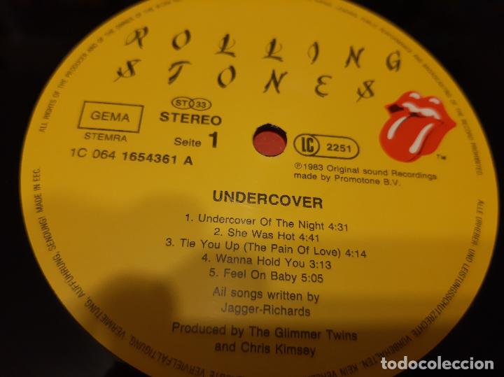 Discos de vinilo: THE ROLLING STONES -UNDERCOVER- (1983) LP DISCO VINILO - Foto 2