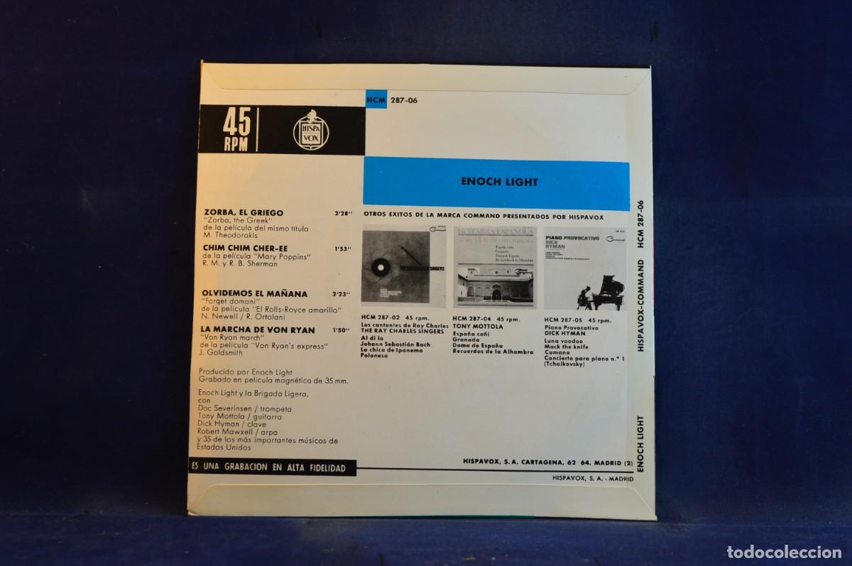 Discos de vinilo: TEMAS DE PELICULAS - ZORBA EL GRIEGO - + 3 EP - Foto 2