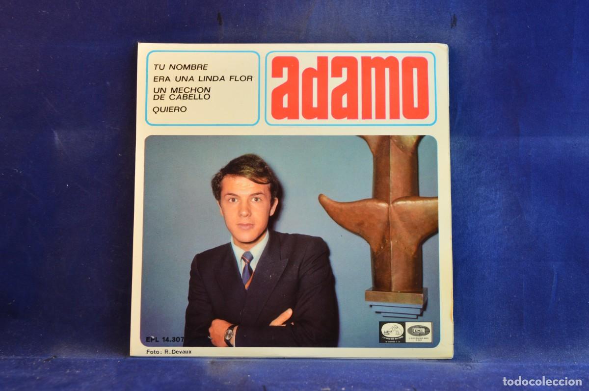 Discos de vinilo: ADAMO - TU NOMBRE - + 3 EP - Foto 1