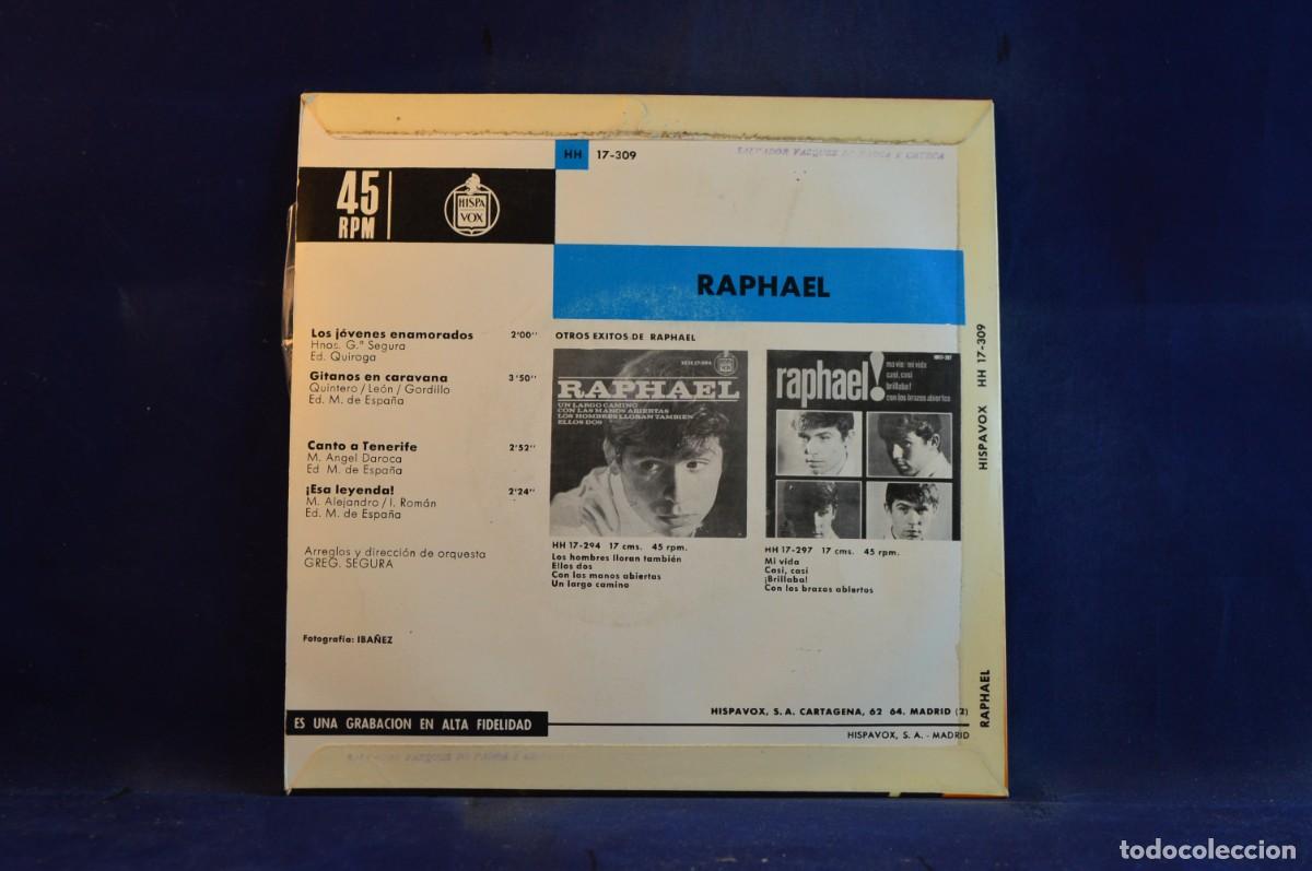 Discos de vinilo: RAPHAEL - LOS JOVENES ENAMORAOS - + 3 EP - Foto 2