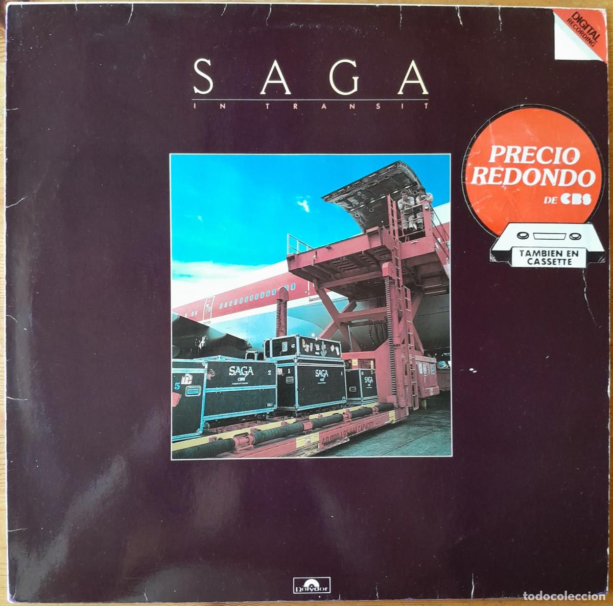 Discos de vinilo: SAGA : IN TRANSIT [POLYDOR - DEU 1982] LP - Foto 1