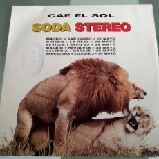 Discos de vinilo: SINGLE VINILO SODA STEREO - CAE EL SOL - PROMOCIONAL ESPAÑA / 1990 / SONY / RARO!!!