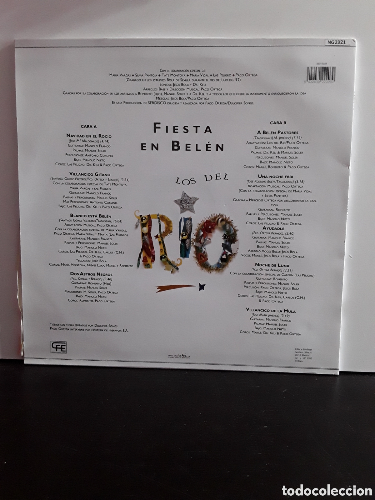 Discos de vinilo: Los Del Rio &lrm;&ndash; Fiesta En Bel&eacute;n - Foto 2