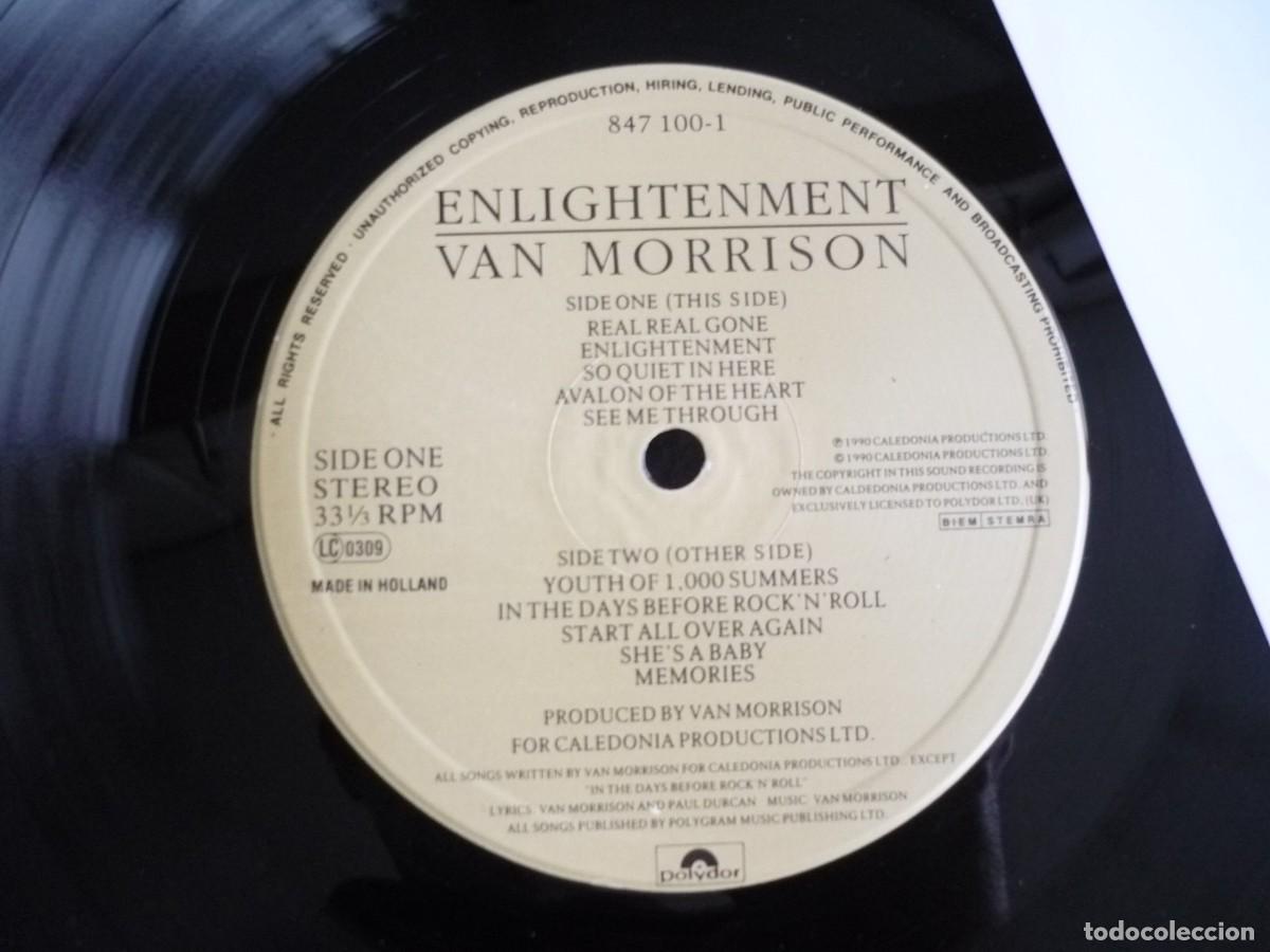 Discos de vinilo: LP vinilo Enlightenment, Van Morrison 1990 - Foto 4