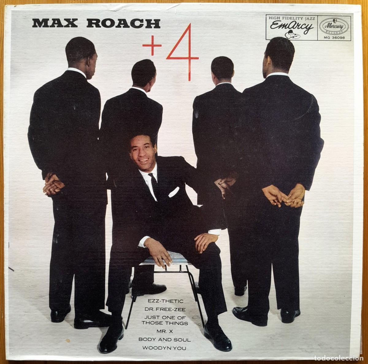 Discos de vinilo: MAX ROACH : PLUS FOUR [EMARCY - USA 198?] LP - Foto 1