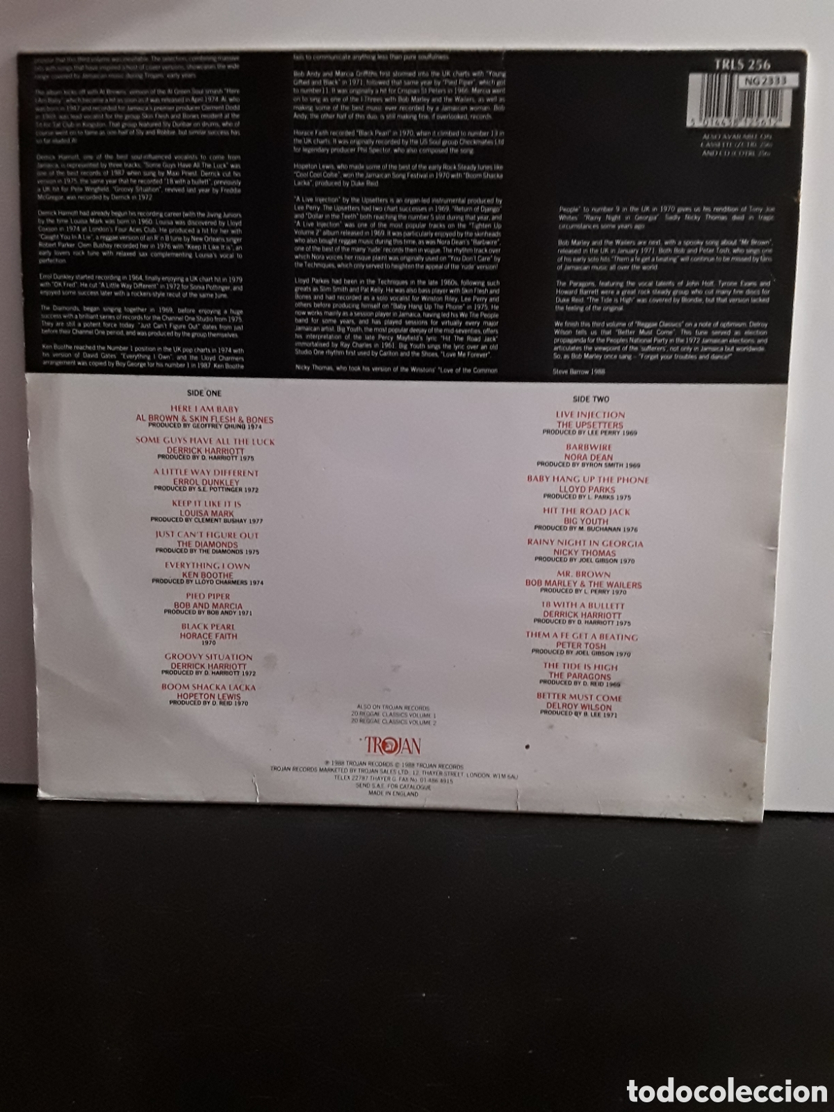 Discos de vinilo: 20 Reggae Classics Volume 3 - Foto 2