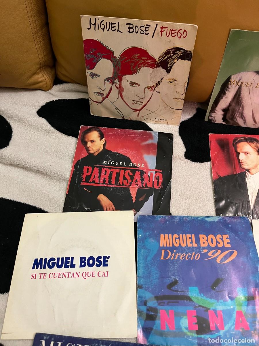 Discos de vinilo: Miguel Bose x10 single - Foto 2